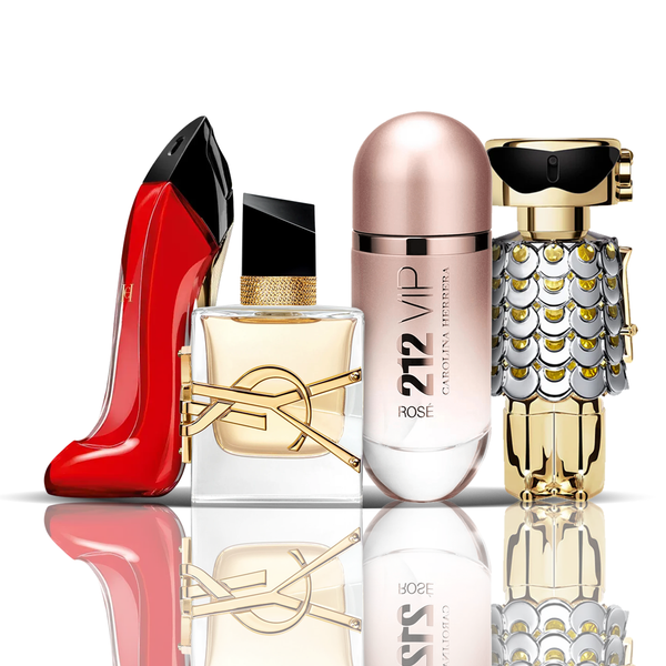 Zestaw 4 Perfumy - Very Good Girl + Libre + 212 VIP Rose + Fame 100ML. La Fragrancy