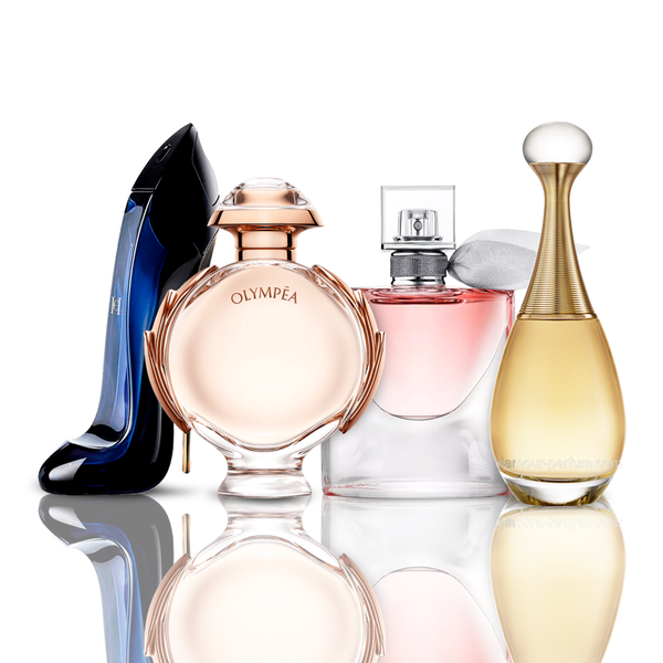 Zestaw 4 Perfumy - Good Girl + Olympea + La Vie Est Belle + J'adore 100ML. GOOGLE - MATEUS