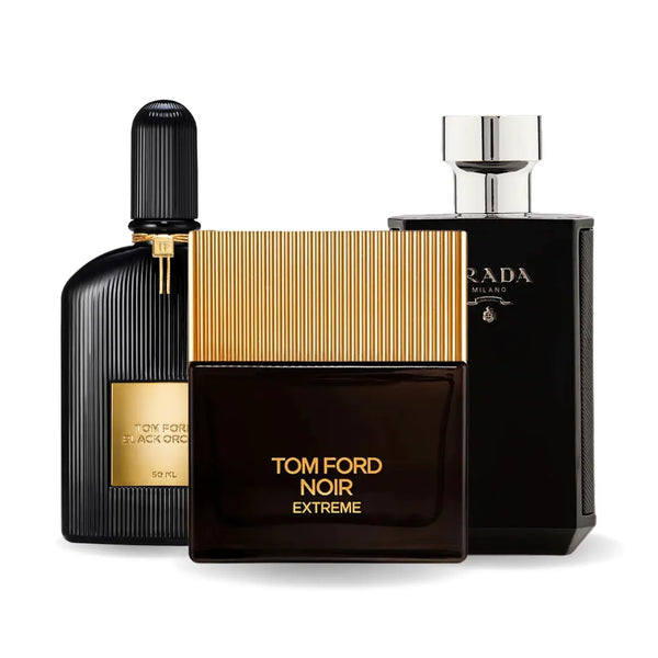Promocyjny pakiet 3 perfum: BLACK ORCHID, NOIR EXTREME i PRADA INTENSE 100 ml. Exclusive Fragrance
