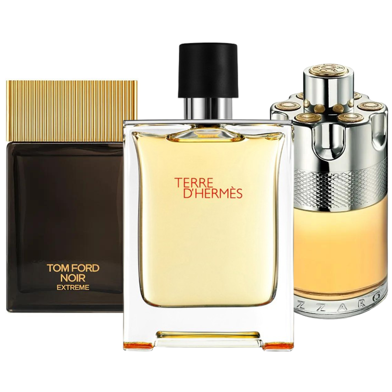 Zestaw 3 perfumy Terre de’Herme, Azzaro Wanted, Tom Ford Noir Extreme 100ml GOOGLE - MATEUS